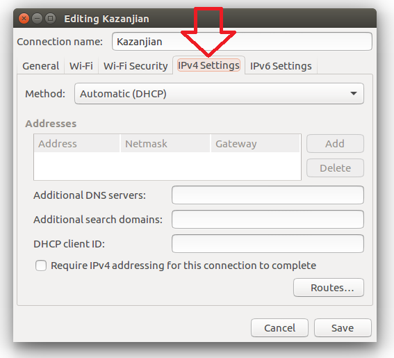 Network Manager Settings